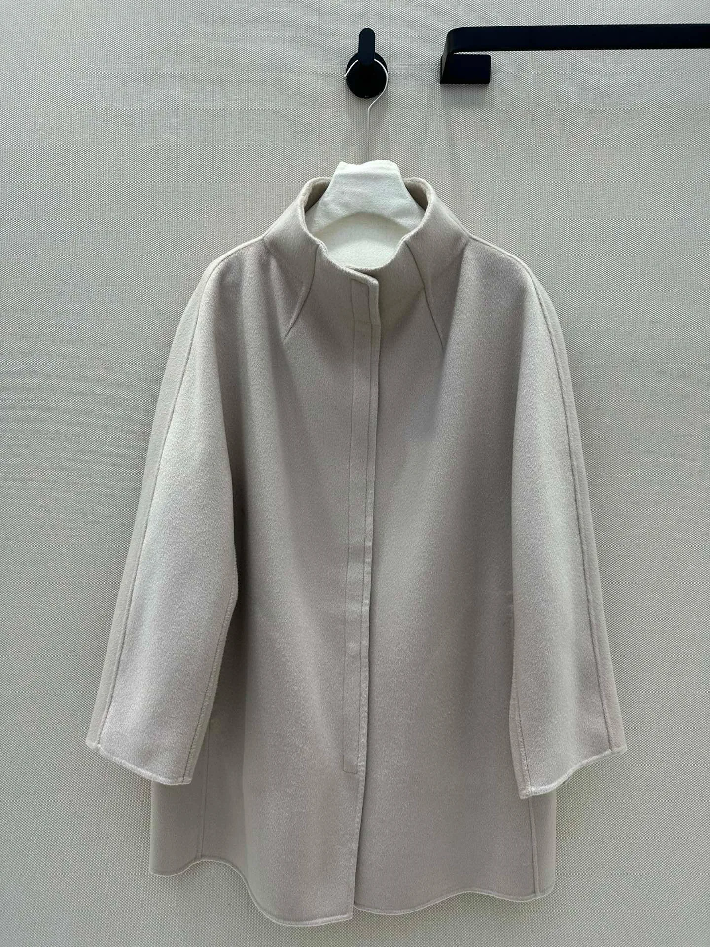 Stylish exclusive double-sided handmade cashmere coat