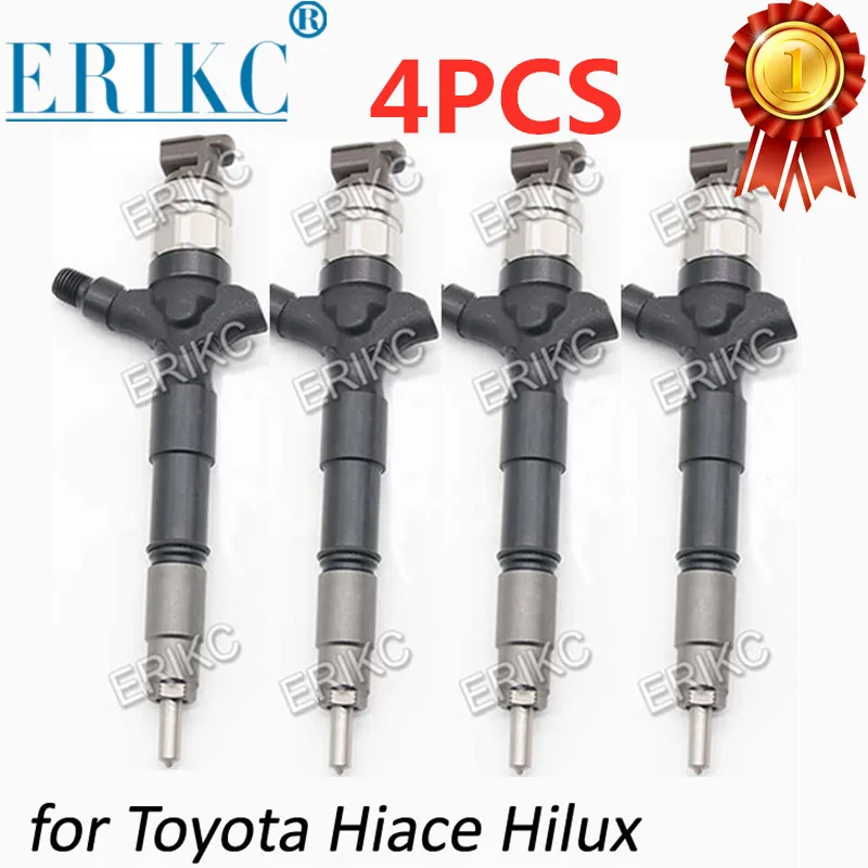 

4PCS Common Rail Injector 095000-8290 23670-09330 2367009330 Diesel Parts Injector Set for Toyota Hilux Fortuner 1KD-FTV