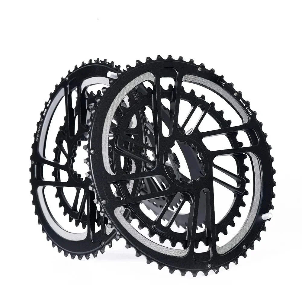 AliExpress SENICX-Bike Chainring, 46-30/50-34/52-36-39T, 3 Bolts Mount Chain Wheel for 2x9 10 11 12 Speed Road Bicycle Crankset, New