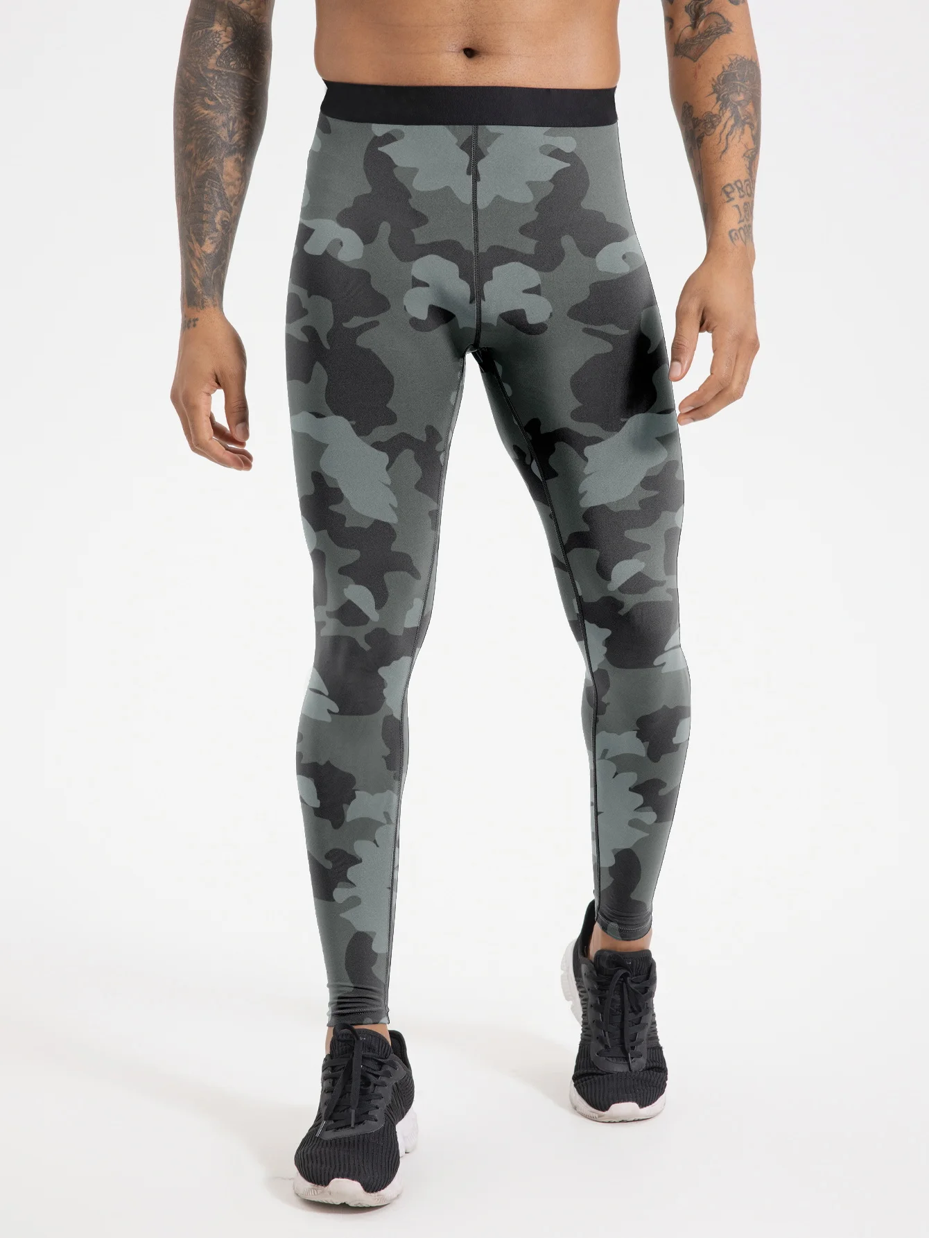 

Men's quick-drying digital printed sweatpants, casual pants, tight fitness pants, suitable for basketball and fitness use