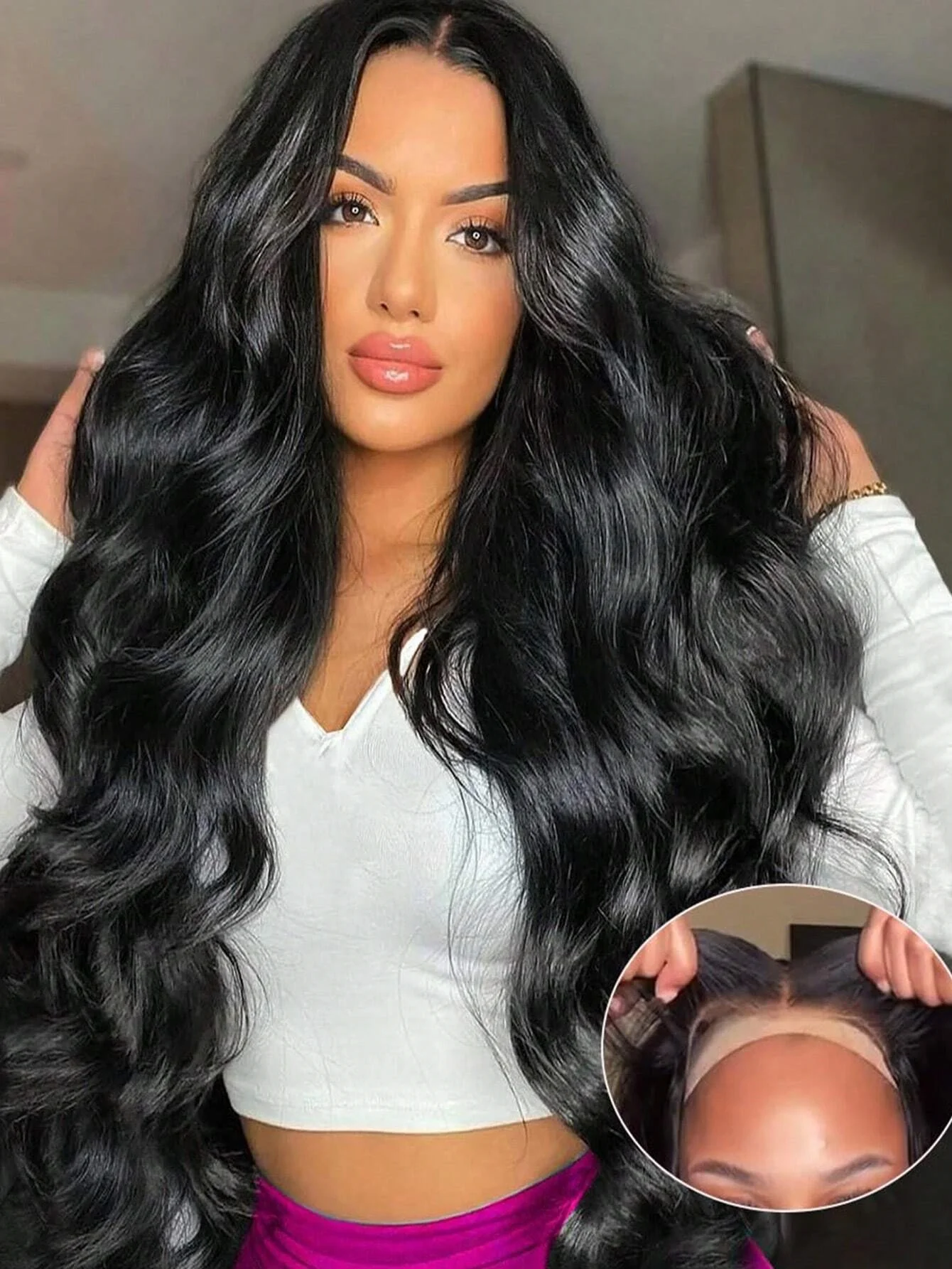 Wear And Go Glueless Wigs Human Hair Pre Plucked Pre Cut 360 Lace Closure Wigs Body Wave Lace Front Wigs Human Hair For Women