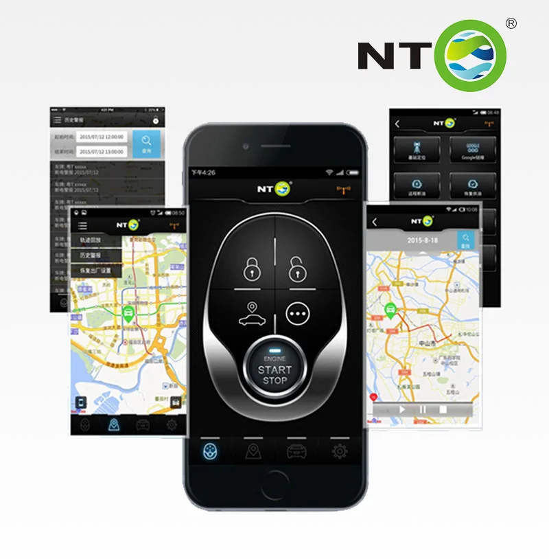 NTO 4G Waterproof GPS GPRS Real Time Locating Engine Start Stop Motorcycle GPS Tracker with Alarm System