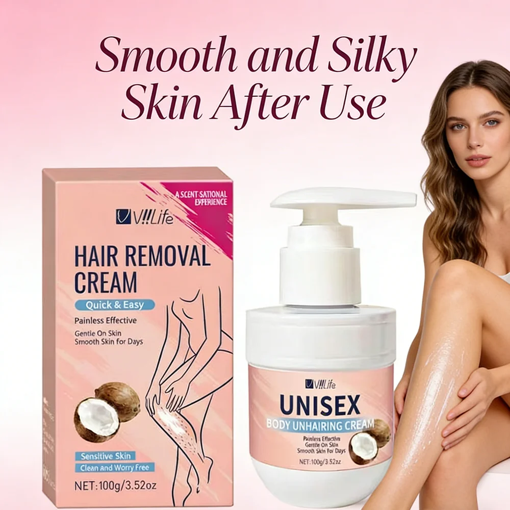 Versatile hair removal cream for painless, fast and thorough hair removal, leaving skin smooth and refreshed.