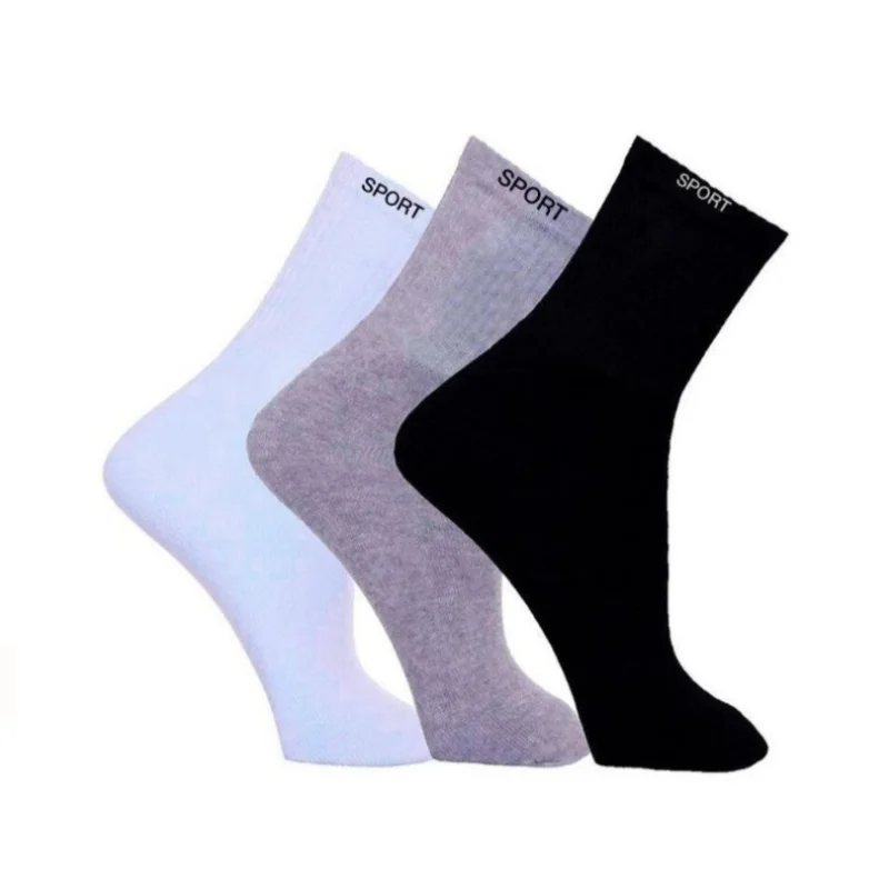 Kit 12 Paired Socks Adult Male Sports Tall