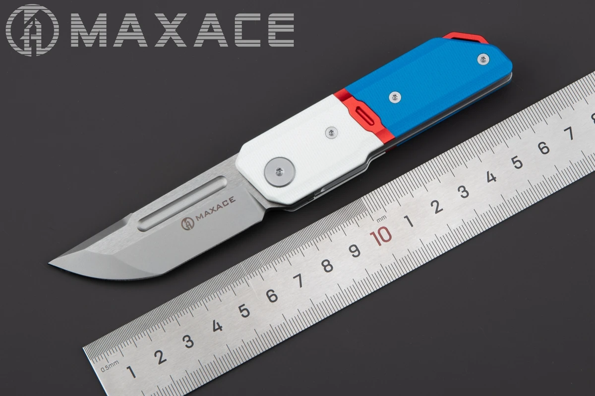 Imagem -06 - Maxace-faca Dobrável ao ar Livre Cápsula ii G10 Handle 10cr15comov Blade Ferramenta de Piquenique Faca de Frutas Novo