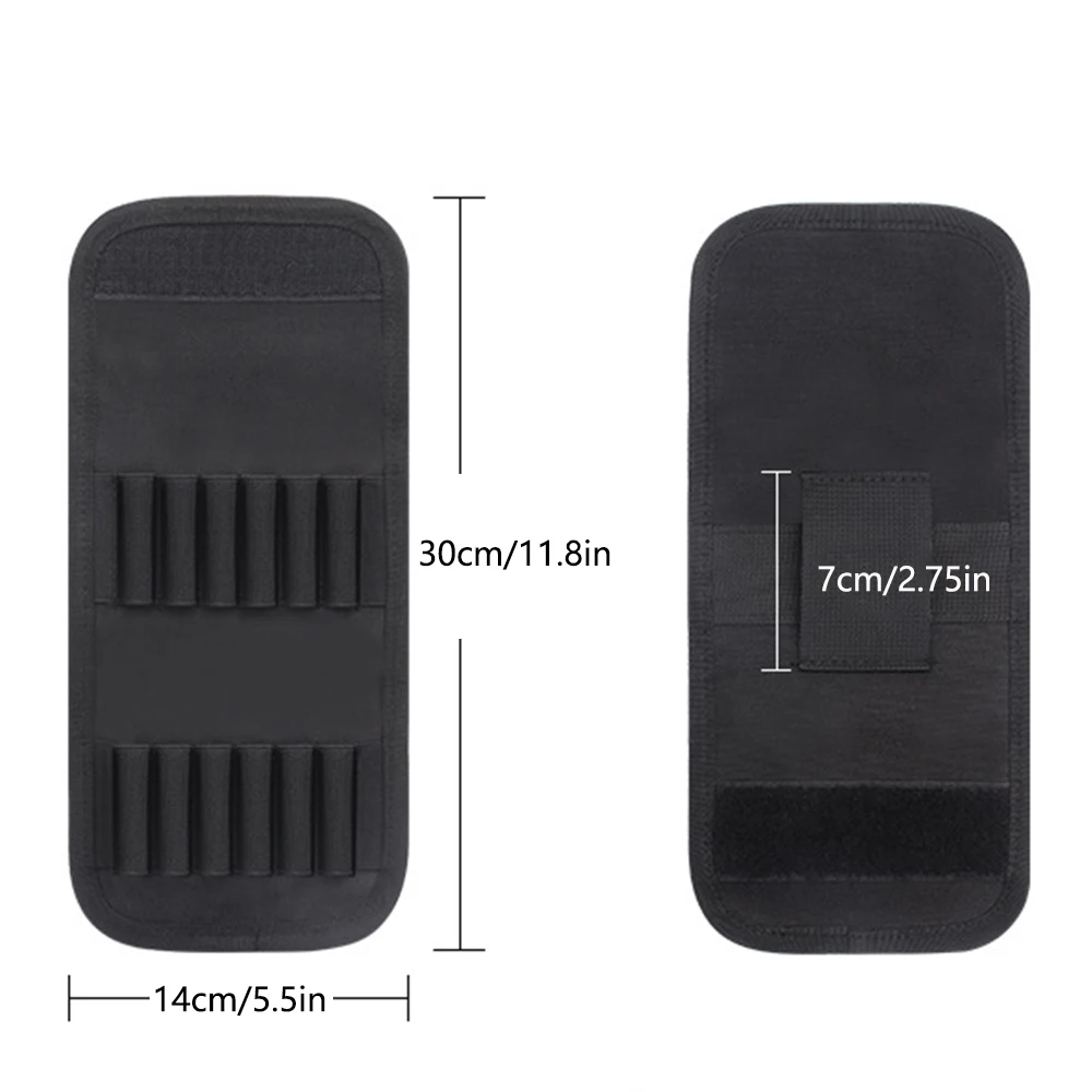 Fucile tattico 12 Custodia per munizioni rotonda Borsa per munizioni per fucile Molle Porta proiettile Accessori per cinture da caccia