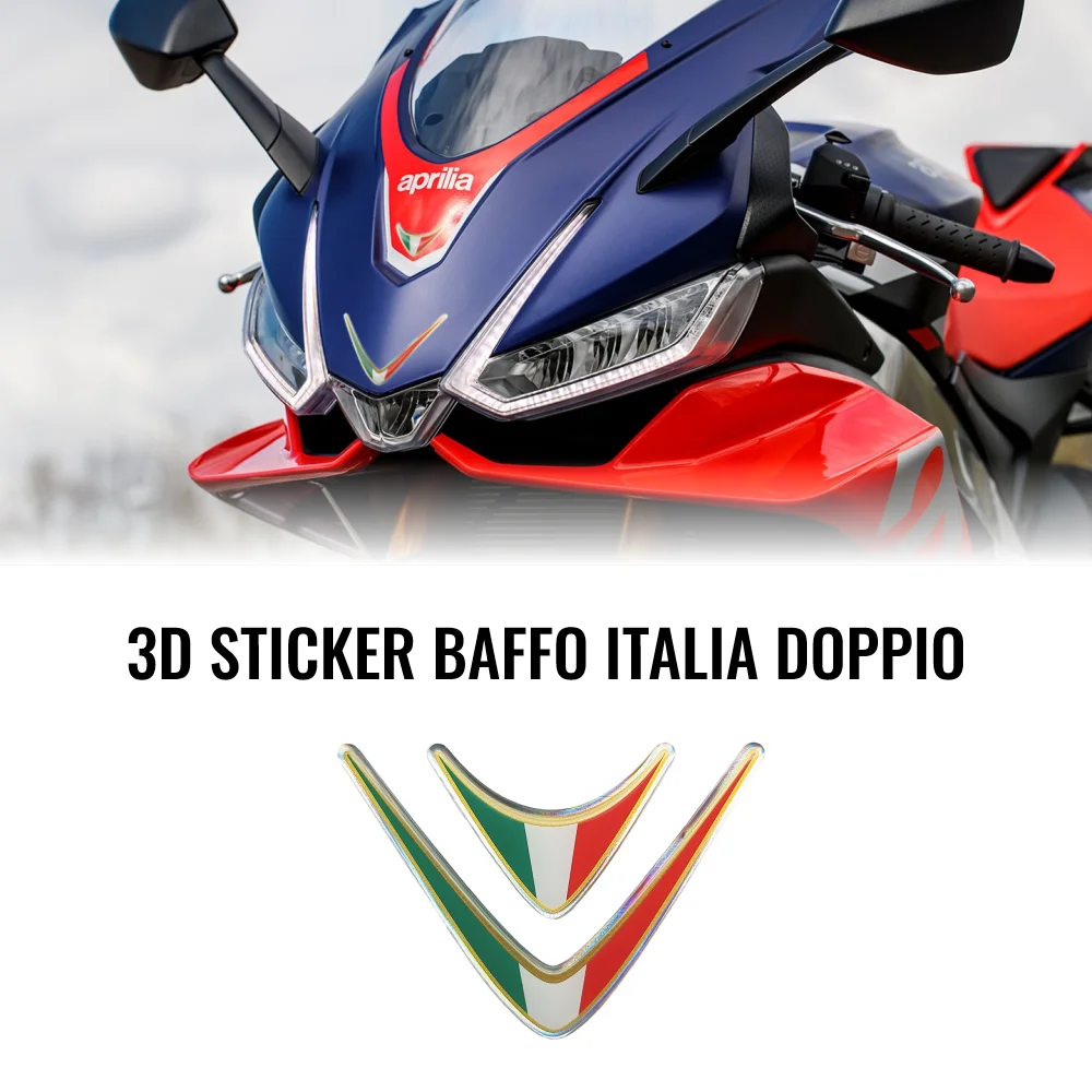 3D Sticker Italy Flag Double HQ Mafo Sticker