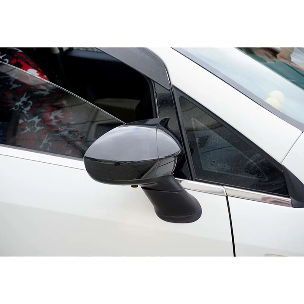 For Fiat Punto Evo 2009-2012 Bat Style Mirror Cover Car Accessories Rearview Mirror Cover 2 Pieces Cover Shields