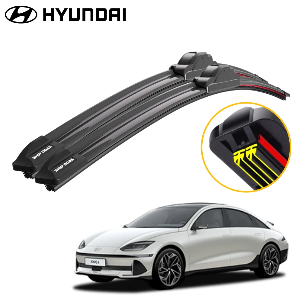 1 1 Easy Hyundai Ionic 6 Triple X2 Wiper Blade Brush