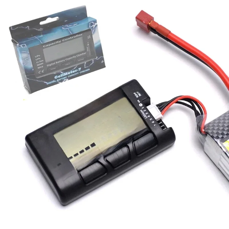 CellMeter 1-7S testeur de capacité de batterie numérique LiPo LiFe Li-ion Nicd NiMH dispositif de test de tension de batterie pour outil RC à distance