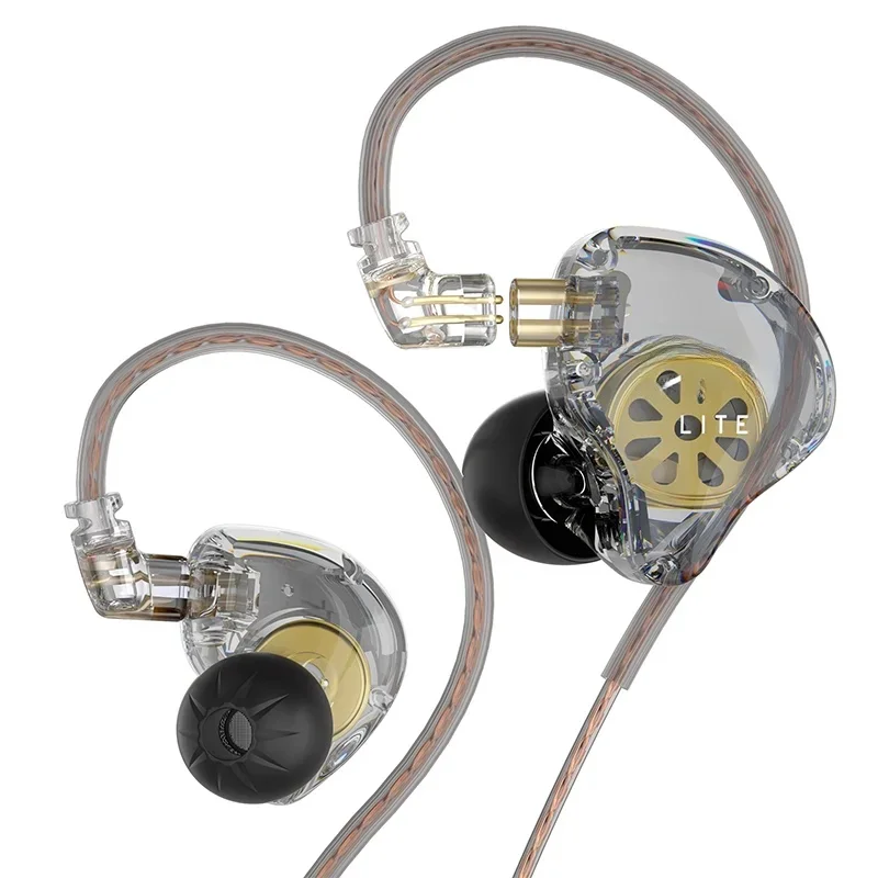 KZ EDX Lite HIFI słuchawki douszne z basem muzyka stereo słuchawki douszne Monitor etap słuchawki na żywo sportowy zestaw słuchawkowy do gier EDXLite — zdjęcie 2