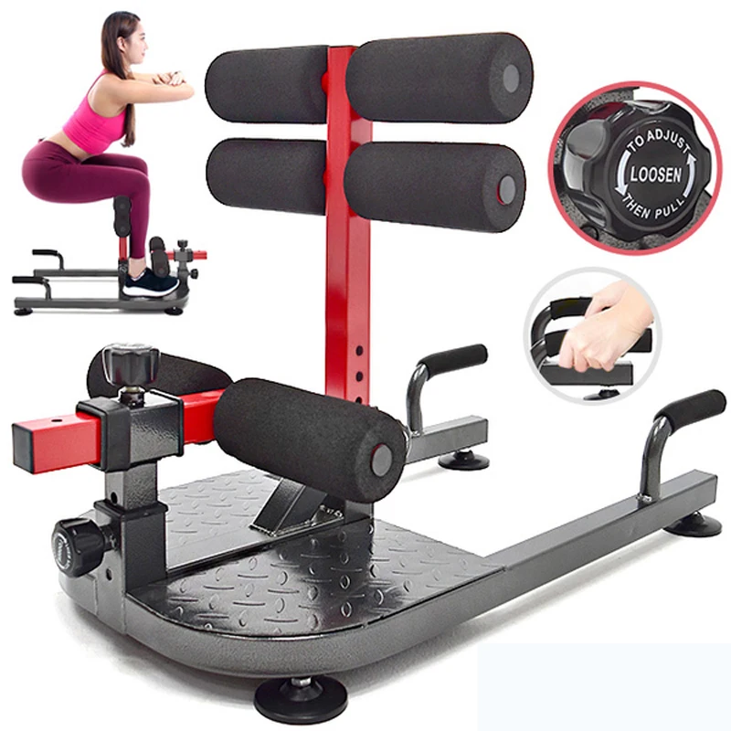 Multi-Functional Fitness Deep Sissy Squat, Home Gym Workout Station, Leg Exercise Machine, Push-Up Workout Training