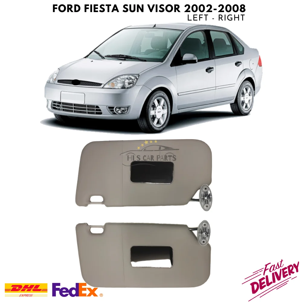 For Ford Fiesta Interior Sun Visor Protection 2002-2008 Model Left Right Car Accessories Replacement Parts Trim Fast Delivery