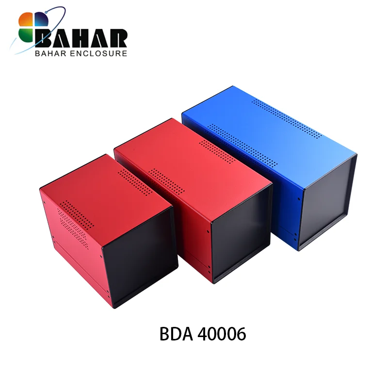 Bahar Enclosure Iron Case Wire Junction Box Metal Instrument Shell Power Supply Box Distirbution Box DIY Housing BDA40006-W275