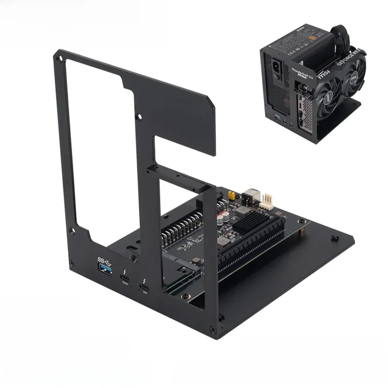 85W PD Opladen Thunderbolt-compatibel GPU Dock voor Laptop Notebook naar Externe Grafische Kaart 40Gbps voor Macbook Windows - afbeelding 2