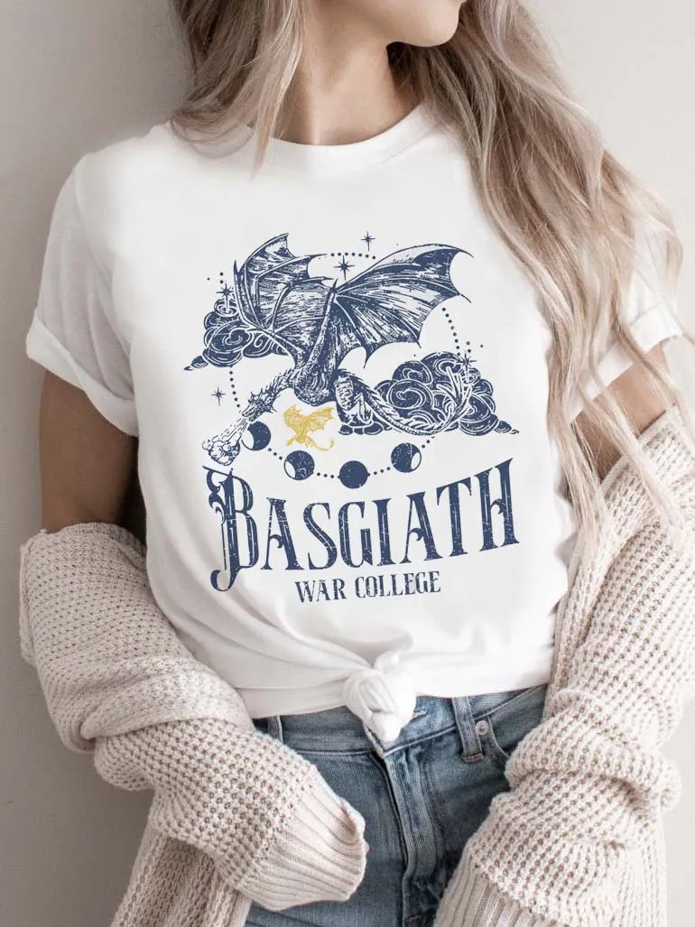 I Am The Sky T Shirt Vintage Basgiath War College Tshirt Fourth Wing Tee Dragon Rider Tops Bookish The Empyrean Series Tees