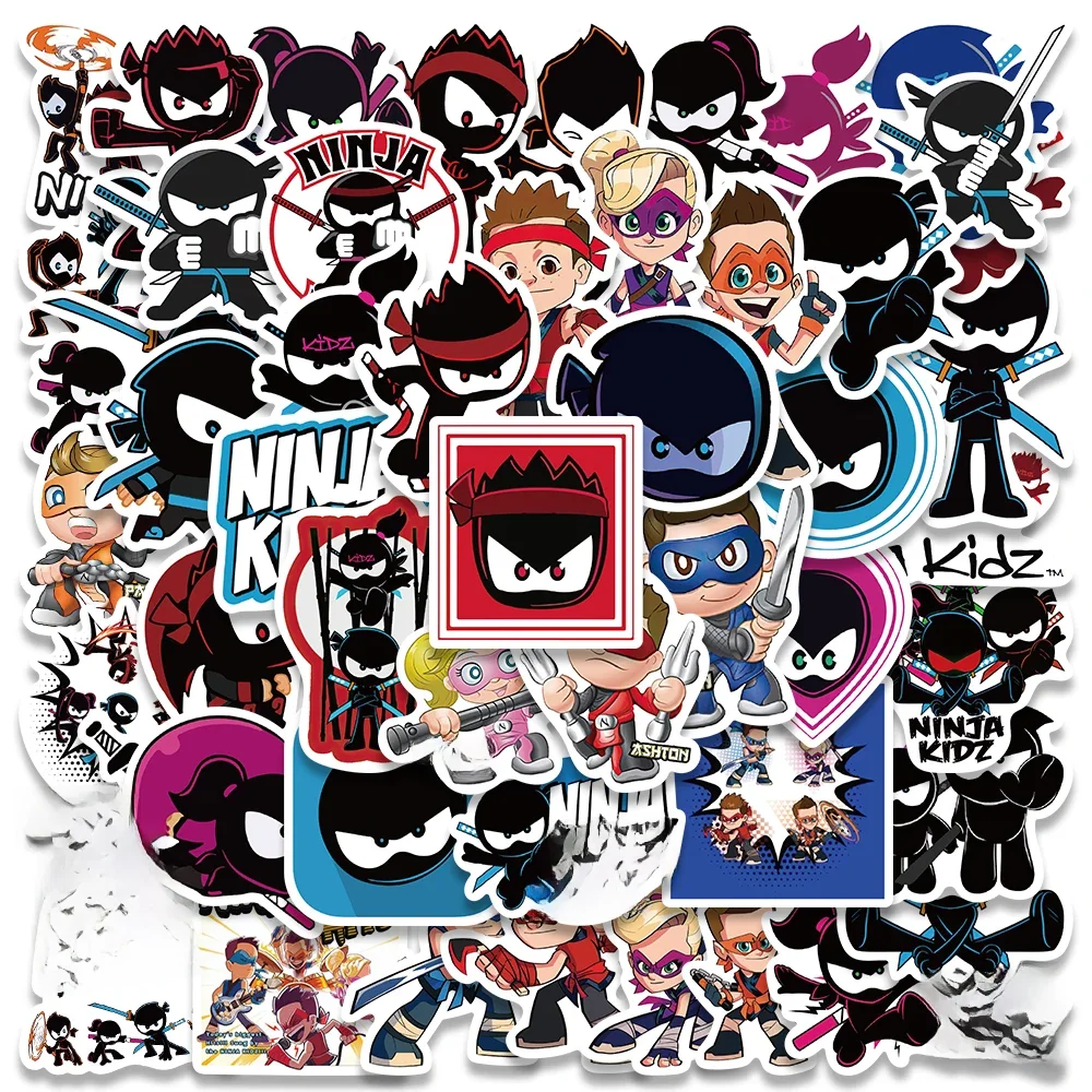 AliExpress UK jinhua vsco 50PCS Ninja Kidz Cool Game Anime Stickers for Scrapbook Motorcycle Skateboard Bike Laptop Phone