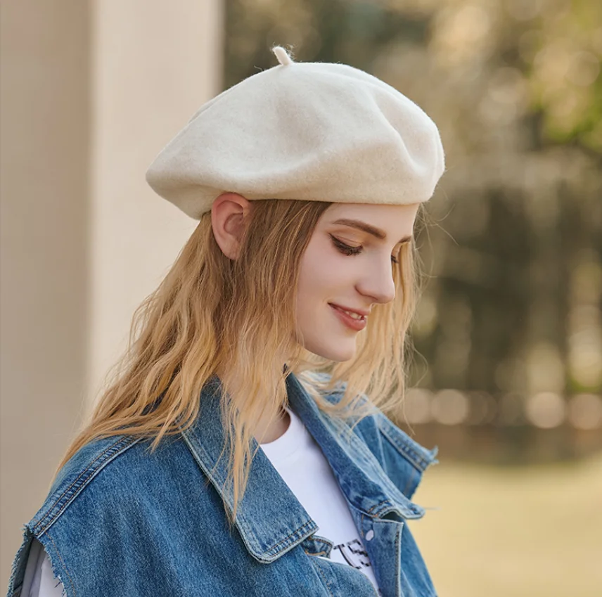 YLWHJJ New French beret women display picture 3