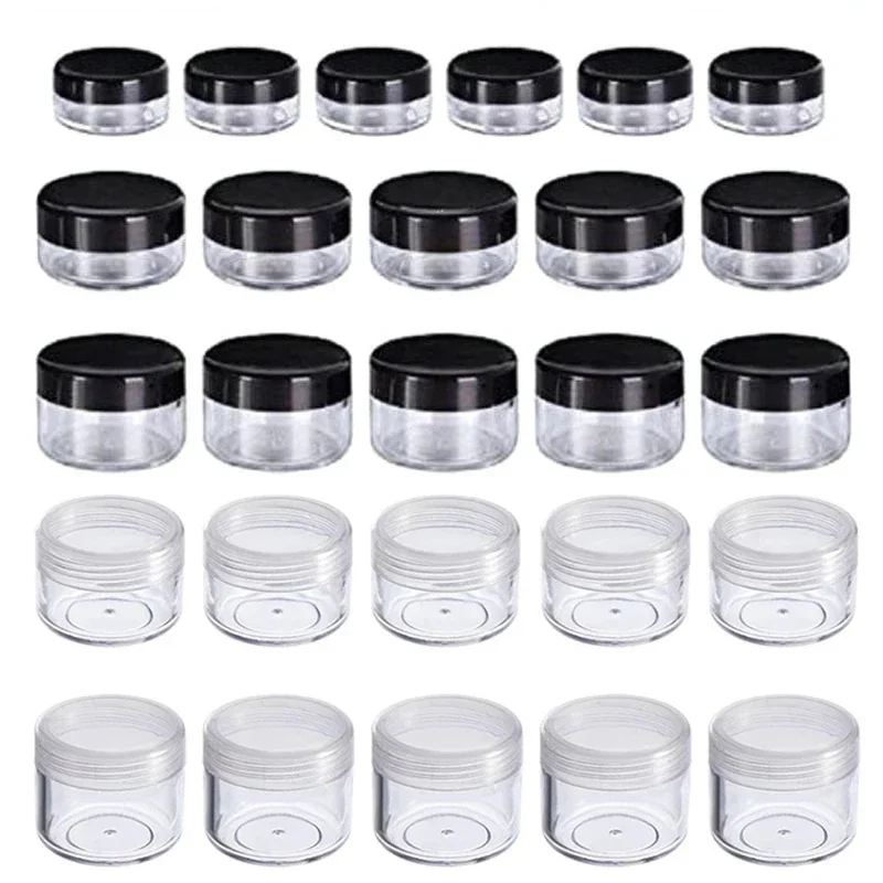 50/100 Stuks Cosmetische Pot 2/3/5/10/15/20G Kleine Lege Hervulbare Flessen Draagbare Oogschaduw Make-Up Gezichtscrème Doos Pot Container - afbeelding 2