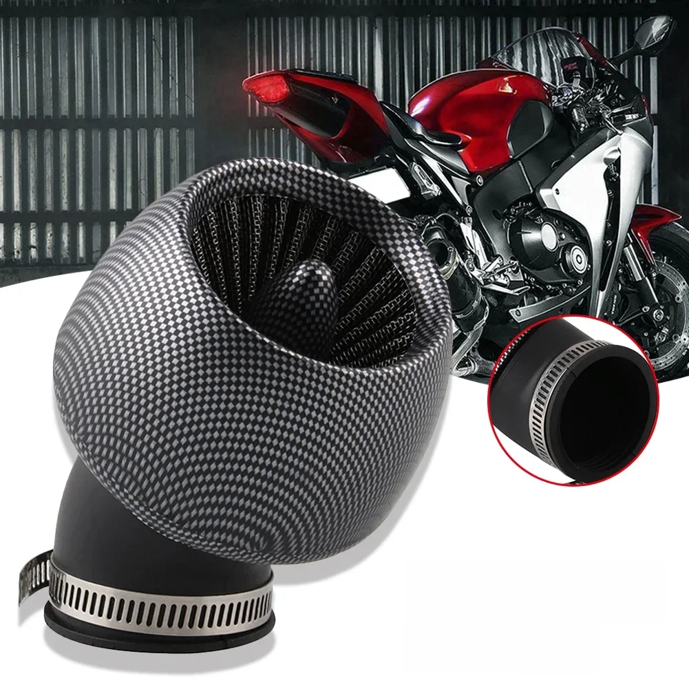 AliExpress NONE One Size Fit All Carbon Fiber Air Filter Fit Honda Kawasaki Dirt Pit Bike Motorcycle Yamaha Scooter 70-200cc ATV 48MM 35MM 42MM