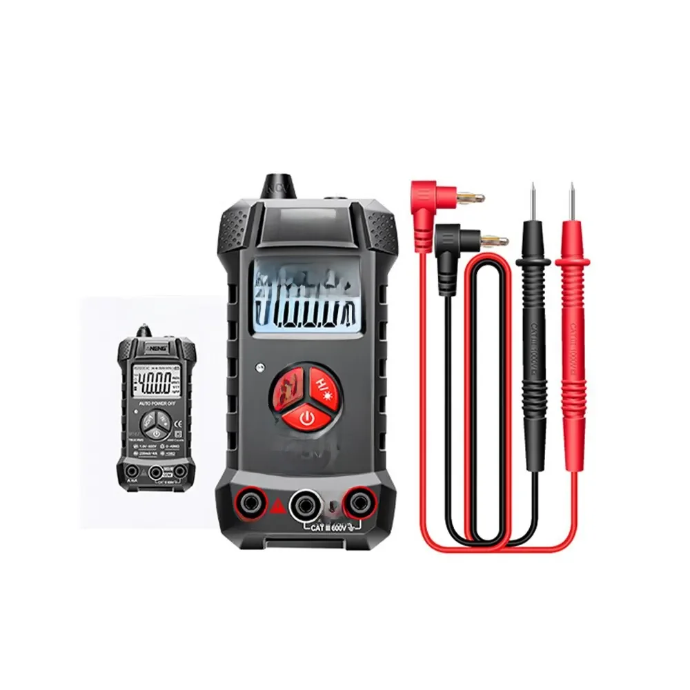 ANENG-Mini multimètre numérique professionnel, testeur d'instruments électriques AC/DC, outil de multimètre à plage automatique, 4000 points, M167
