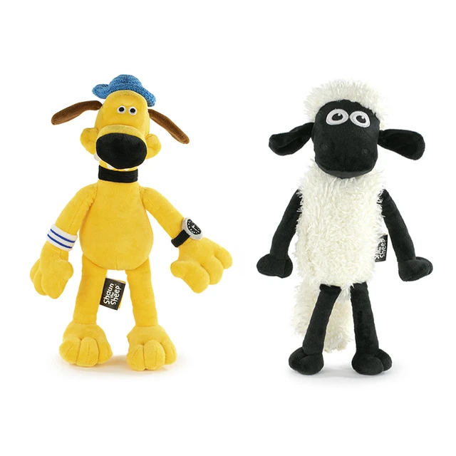 Shaun the Sheep - Shaun the Sheep and Bitzer Soft Toys - Super Soft Quality 