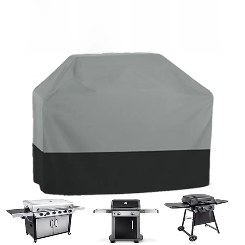 Housse de protection pour barbecue en tissu Oxford 210T, imperméable, pour four, jardin, résistante aux UV, robuste, pour gril en carbone