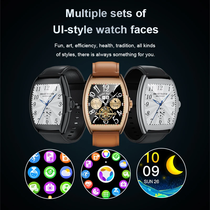 Smartwatch Smart Watch Man High-end Men\'s Bluetooth Call HD Screen Touchscreen Waerproof Aiweile AW73 for Huawei Xiaomi S3 M2