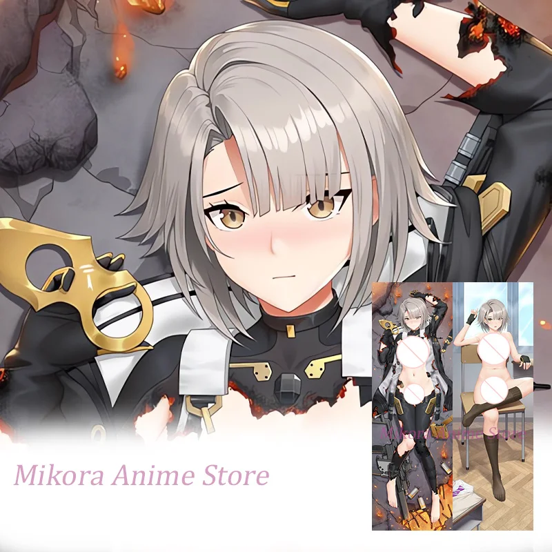 Dakimakura ناقلات الفتيات فرونت لاين أنيمي غطاء وسادة للجسم على الوجهين طباعة بالحجم الطبيعي المخدة هدية #3