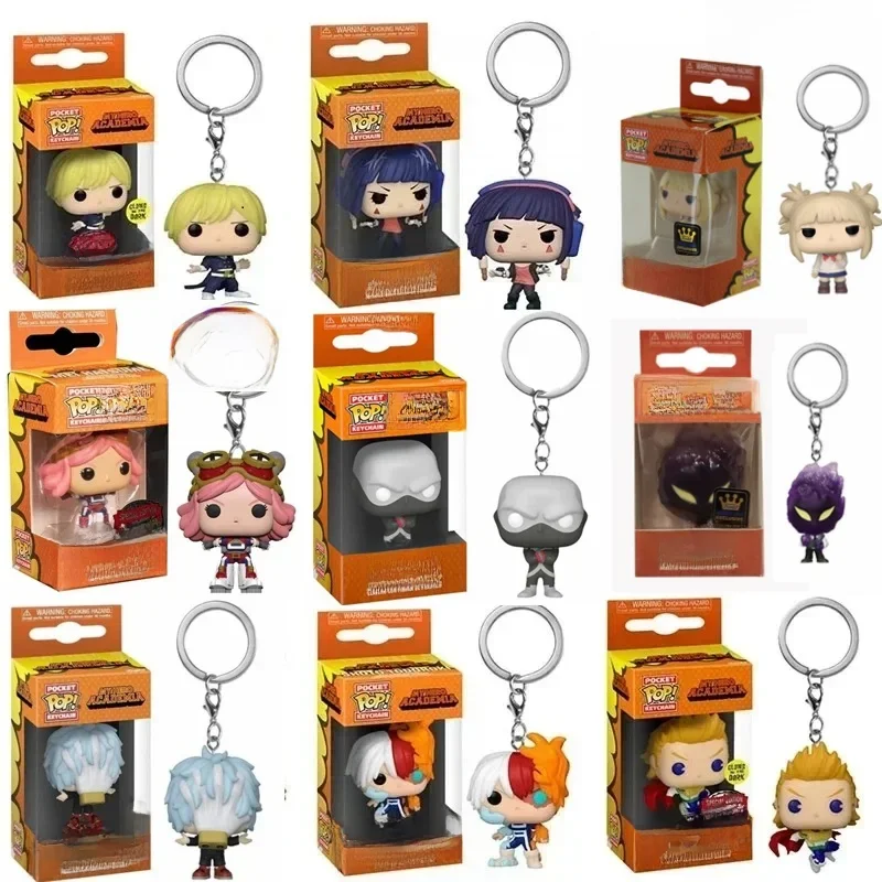 Funko POP porte-clés mon héros académique Himiko Toga Kurogiri deux fois Hatsume Shigaraki Deku Bakugo Togata Dabi Midoriya Jiro jouets