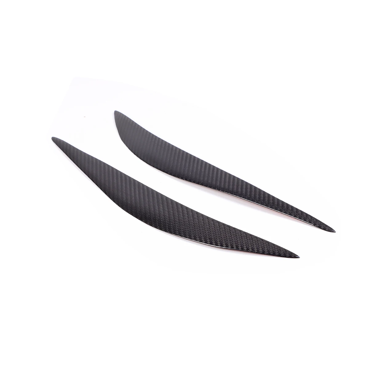 Sourcils de phare de voiture en Fiber de carbone véritable, couverture de paupières, décoration, pour BMW série 4 F32 F33 F36 M3 F80 M4 F82 F83 2014 – 2018