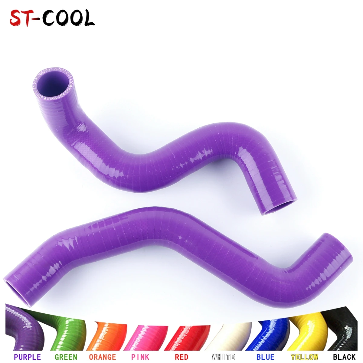 

For 2005-2010 Toyota Scion TC 2AZ-FE 2.4L 2006 2007 2008 2009 Radiator Silicone Hoses Kit Tubes Piping 2Pcs 10 Colors