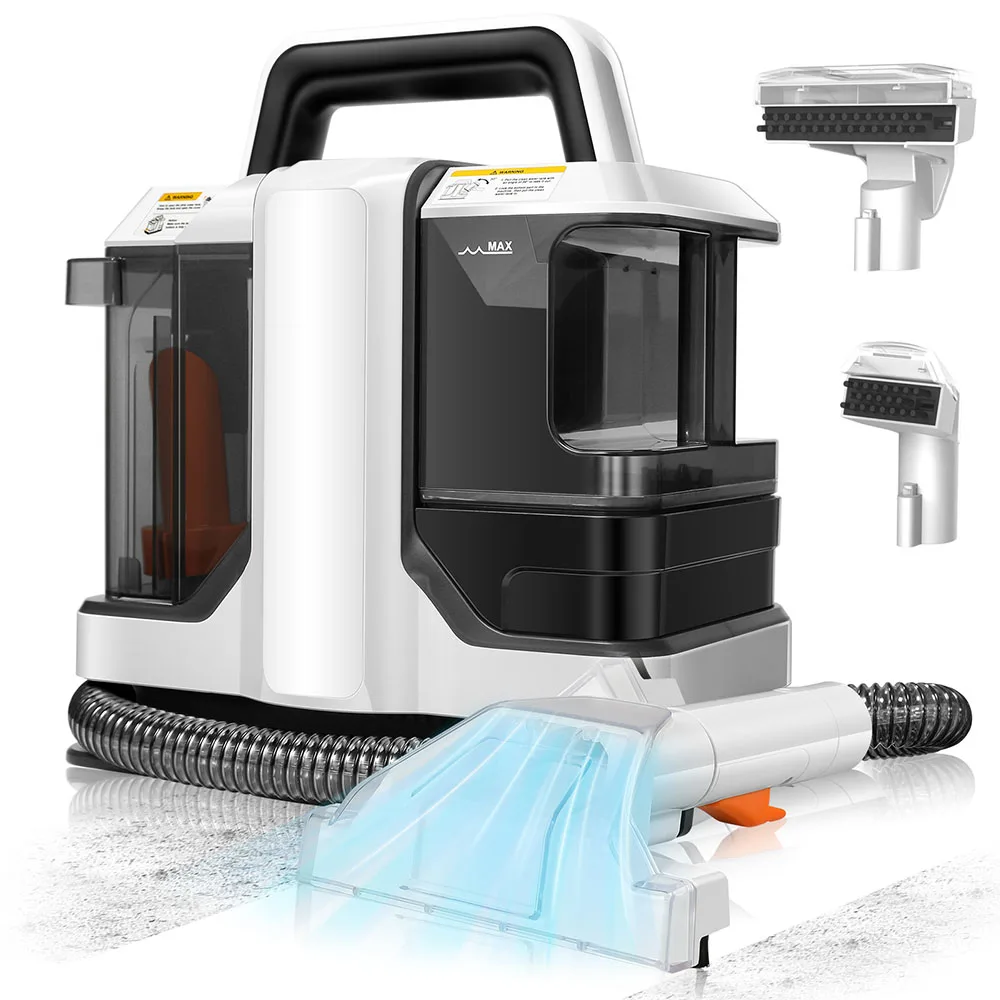 Handheld Carpet Cleaner 750W Fabric Washing Machine 15Kpa Multifunctional Portable Mite Remover Sofa Carpet Wet Cleaner