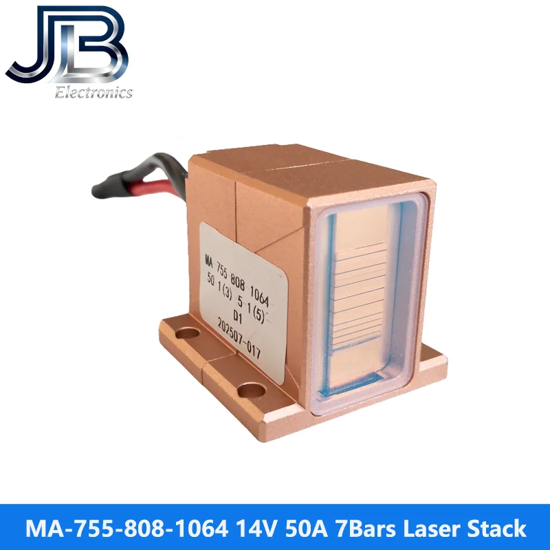 MA-755-808-1064 350W 7Bars 14V 50A 808nm Laser Stack لإزالة الشعر #1