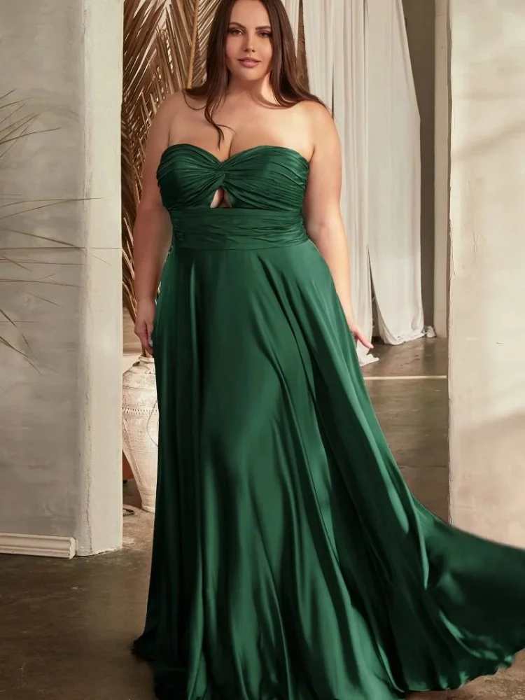 vestidos de festa de casamento personalizados 	   Vestidos de noite sexy 	   Zíper sem alças