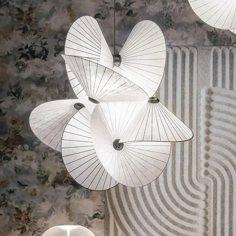 Moooi Serpentine kroonluchter Nordic Paraplu Vormige designer stoffen lamp voor Eetkamer Woonkamer Middentafel Slaapkamer eetkamer - afbeelding 2