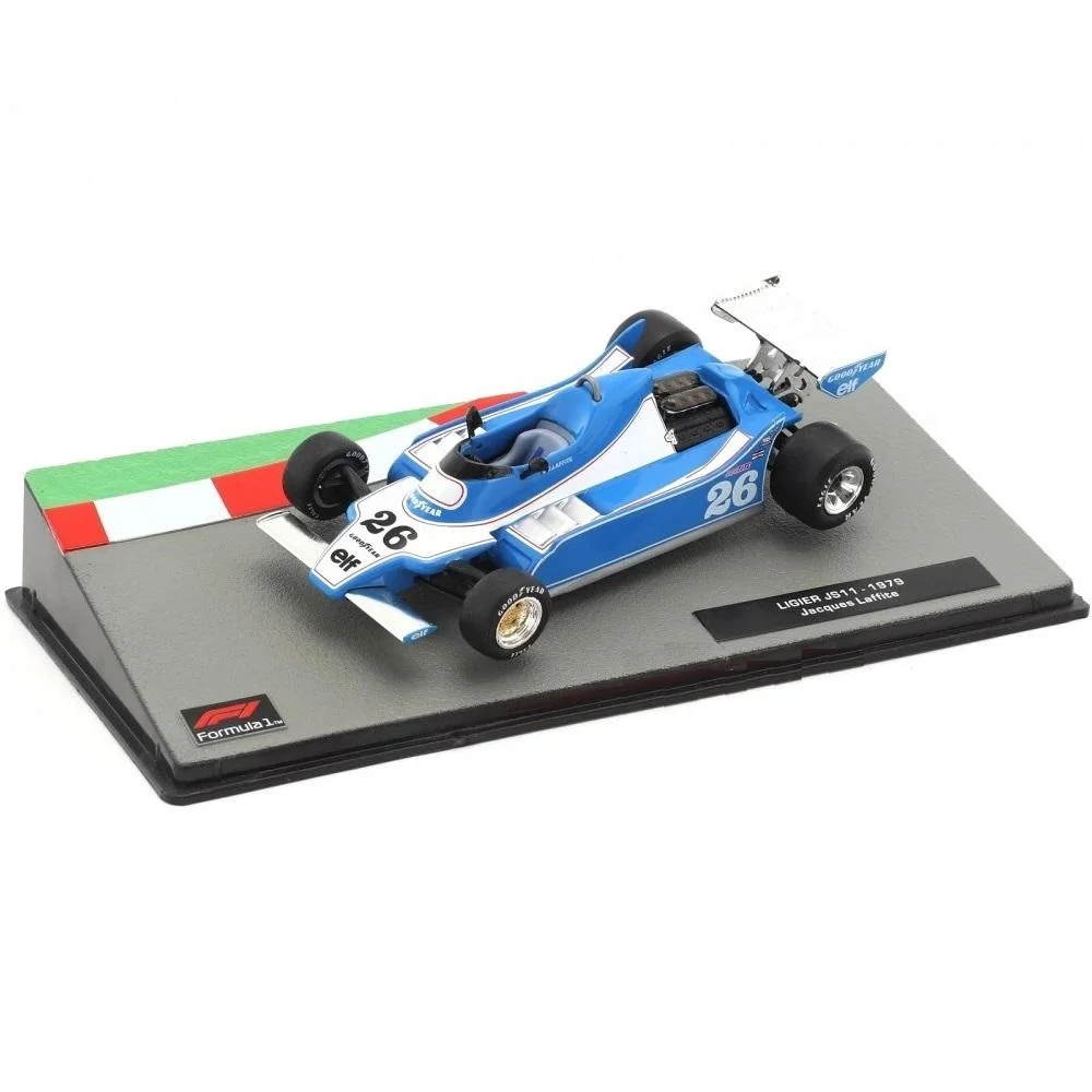 Salvat-Voiture monoplace Grand Masters, course automobile internationale, sur circuit, pilote français 1979, chaise à l'échelle 1:43, mise en valeur des aspirations d'atterrissage, base d'identification