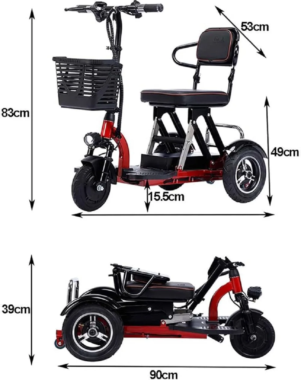 100% OFFICIAL SALES BIG SELLS ON Mobility Scooters Folding 3 Wheels 2 BUY GET 1 FREE