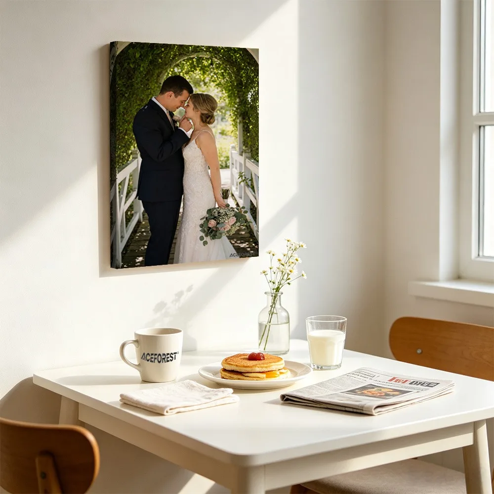 Custom Canvas Prints with Your Photos - Personalized Framed Canvas Wall Art for Home Decor, Unique Customized Pictur