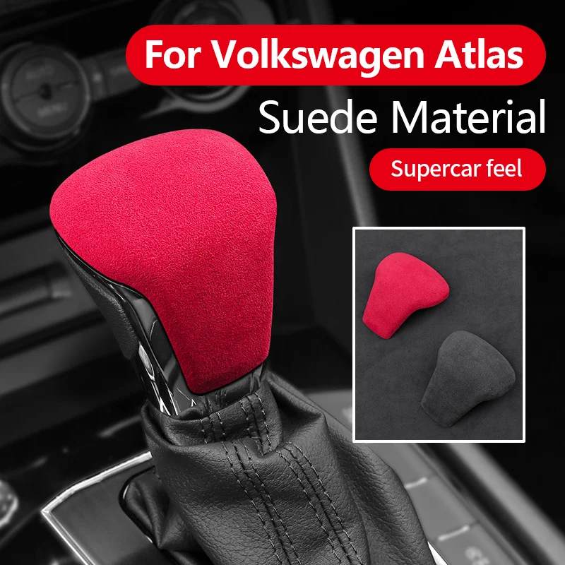 

Car Gear Shift Knob Cover Shift Sticker Decorations Accessories for Volkswagen VW Atlas Teramont 2018 2019 2020 2021 2022 2023