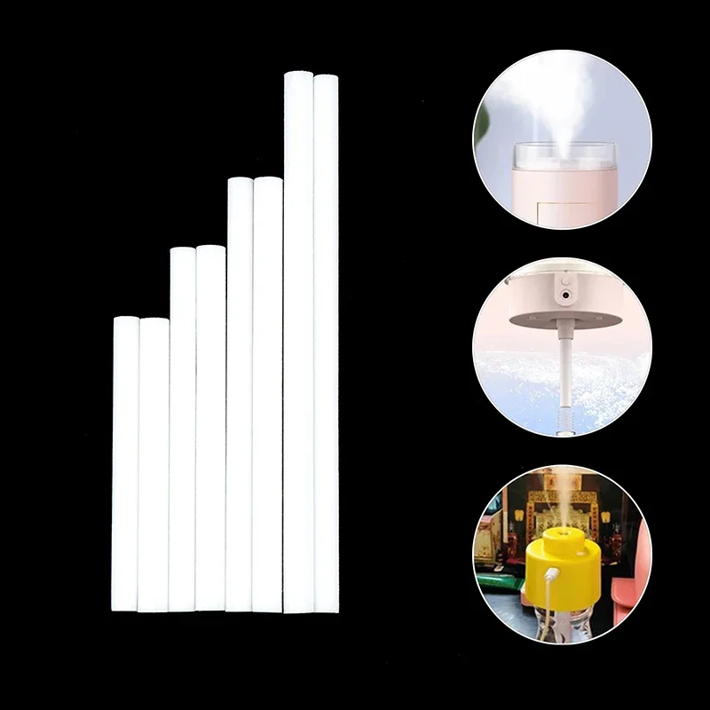 Bâton éponge en coton de remplacement pour filtre d'humidificateur, diffuseur d'arôme USB, brumisateur, éponge d'humidificateur d'air, 10 pièces par paquet