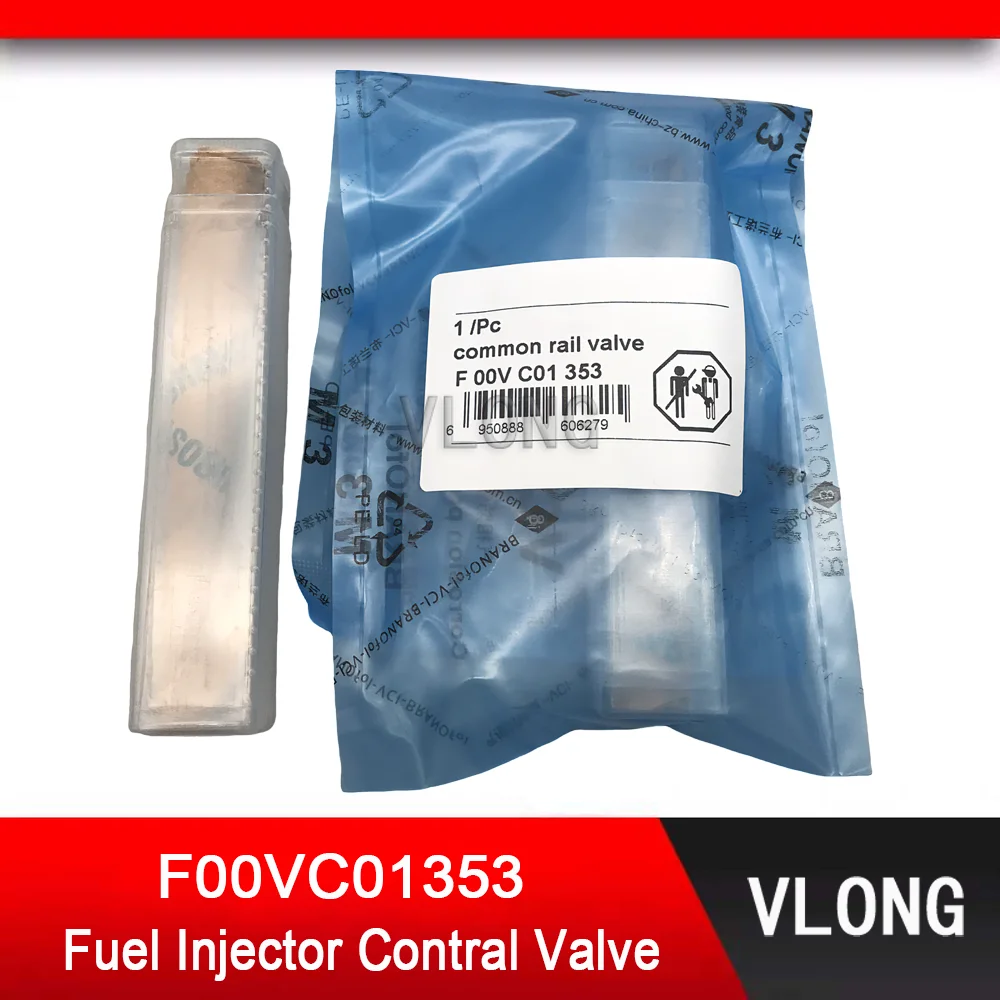 4PCS F00VC01353 Common Rail Valve Set For RENAULT OPEL 2.5 Fuel Injector 93189952 0445110265 0445110807 0445110808 0986435275