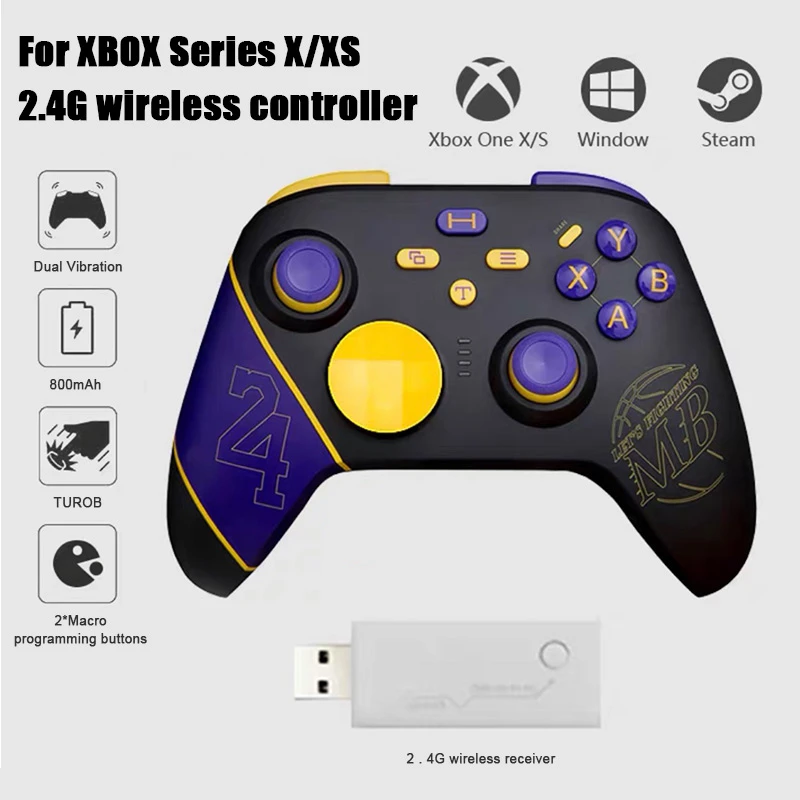 N2 Wireless Gamepads Controller For XBOX One For PS3 PC Computer 2.4G Wireless Receiver Connect Dual Motor Vibration