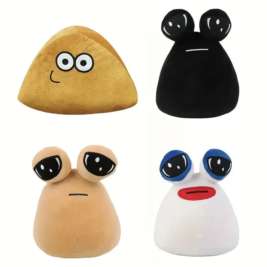 4 Styles Adorable Hot Game My Pet Alien Pou Plush Toy Pou Stuffed Animals Plush Perfect Gift Halloween Decor Thanksgiving Christ