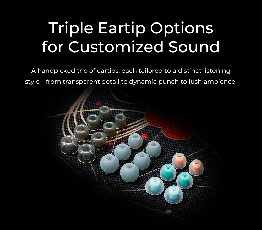 DUNU X KOTO ITO In-Ear-Kopfhörer mit 2DD+2BA Hybrid-Treiber und 4-Kern-Einzelkristall-Kupfer-Q-Lock-Wechselsteckerkabel – Detail 8