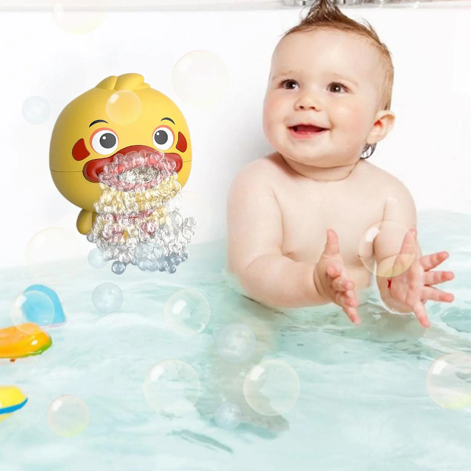 Baby Bubble Badspeelgoed Eend Muziek Kids Bad Speelgoed Automatisch Spit Bubble Maker Baby Badkamer Speelgoed Voor Kinderen