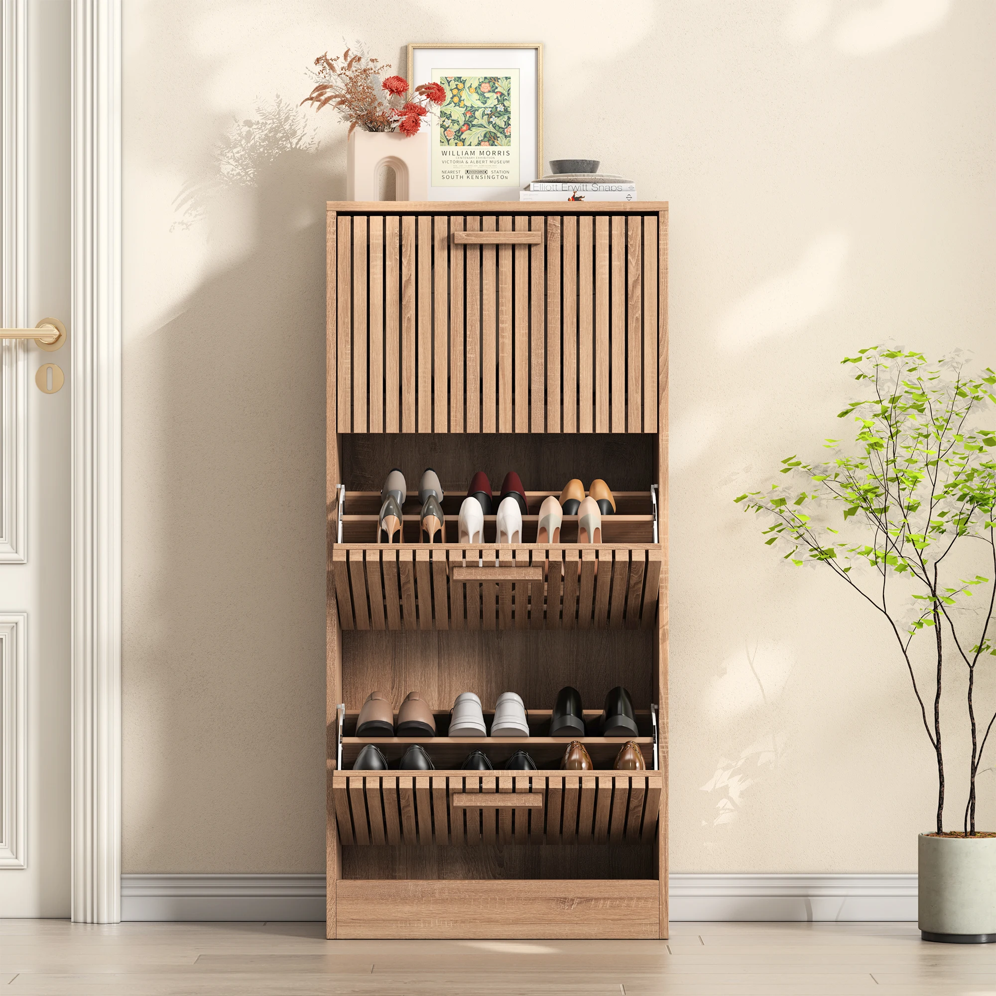 Rosahqnda Scarpiera Vintage 3Gocce
