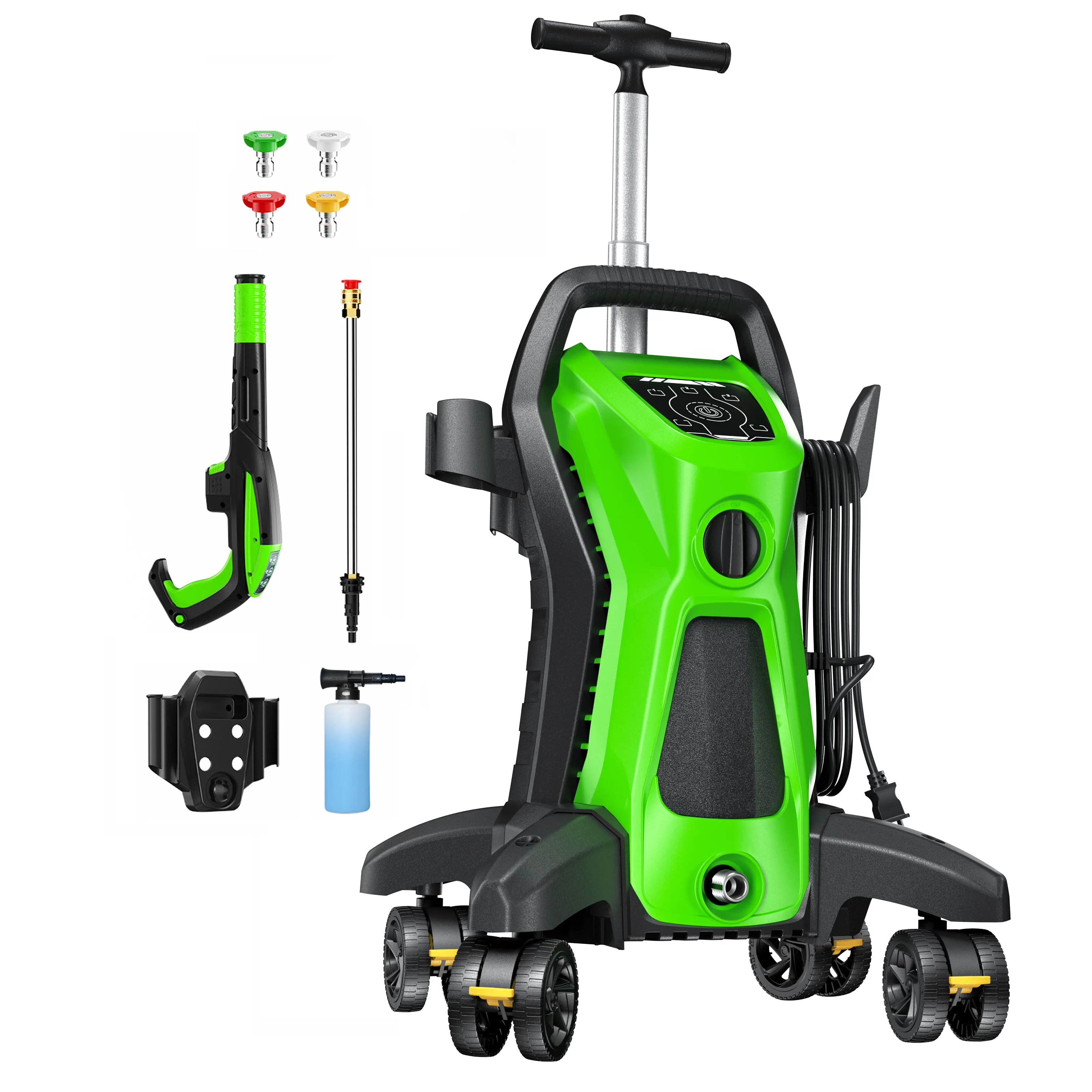 

Мойка высокого давления электрическая, 4800 PSI, 3,2 GPM, с улучшенной ручкой распыления