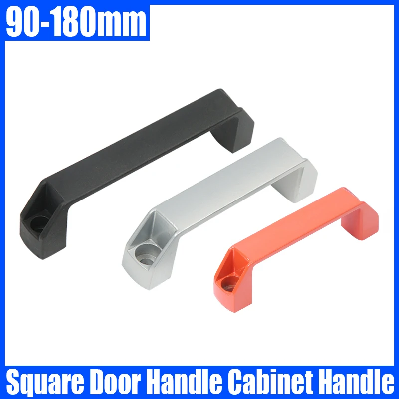 

1PC 90mm-180mm Door Handle Cabinet Handle Square Furniture Hardware Kitchen Door Knobs Cupboard Wardrobe Drawer Pulls Accessory