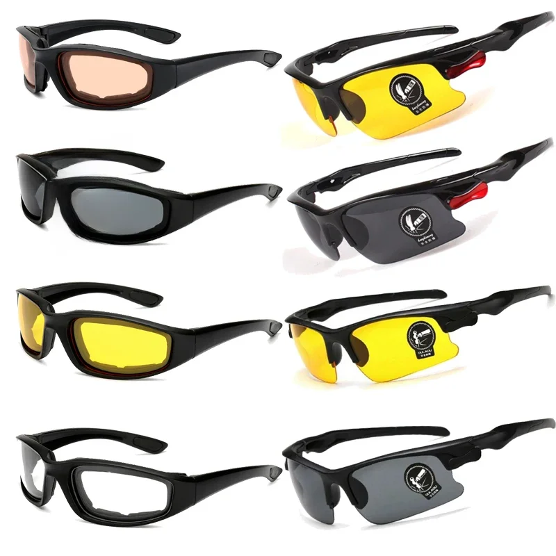 AliExpress NONE Car Motorcycle Polarized Sunglasses Men Women Outdoor Riding Sunglasses Windproof Night Vision Goggles Sport Cycling Goggles